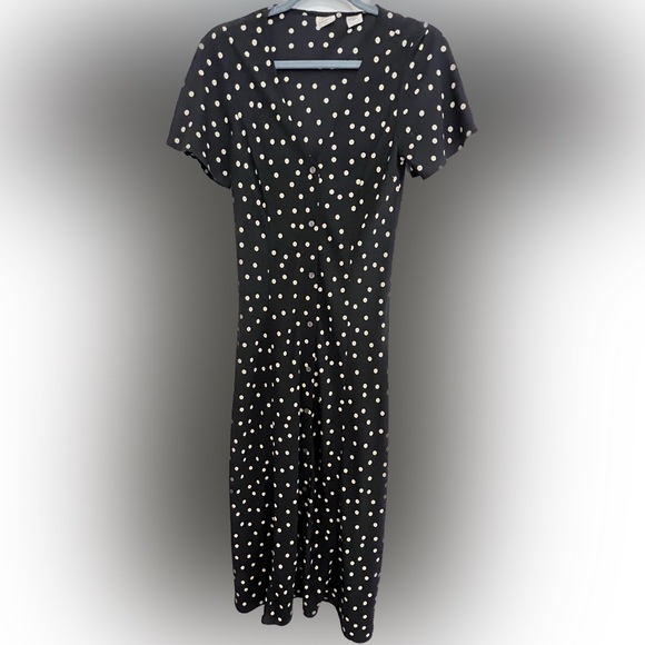 NWOT 90s button down daisy dress - Picture 3 of 5